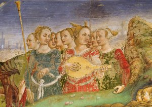 Allegorie van mei: De triomf van Apollo, (detail)